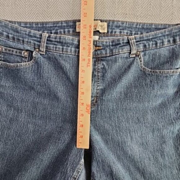 Just My Size Women's 18W (W36xL28) Blue Bootcut Stretch Jeans Style# JM3959 - Picture 11 of 16